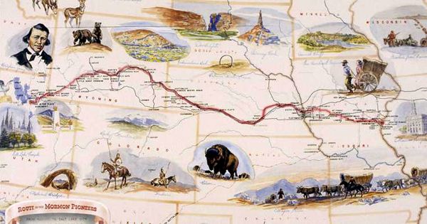 Map of the Mormon Trail
