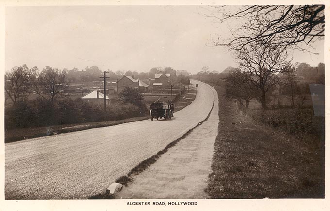 Alcester Road, Hollywood were Enoch was living in 1890s. Picture from 1920s