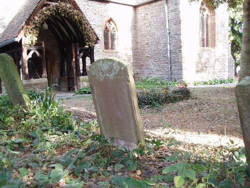 William and Ann LANES's grave in Birtsmorton